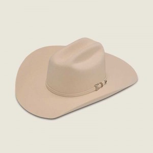 Ariat 10X Bone Felt Cowboy Hat Beige | 094NPDVJU