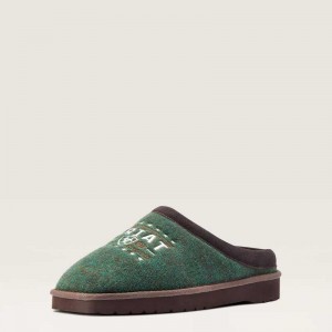 Ariat 93 Liberty Square Toe Slipper Green | 917XDYKVR