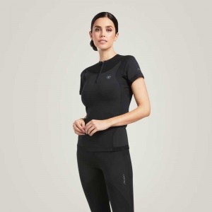 Ariat Ascent Crew Baselayer Black | 017ZXPFDV