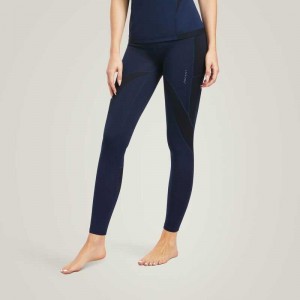 Ariat Ascent Half Grip Tight Navy | 027GYLQRH