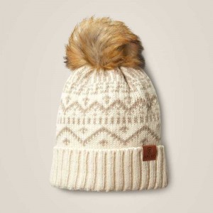 Ariat Azulejo Beanie Beige | 714XNAUCZ