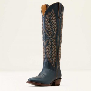 Ariat Belle Stretchfit Western Boot Navy | 148OBJIVE