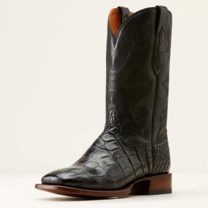 Ariat Bench Made Bassett Western Boot Black | 218XARUWP