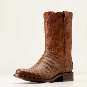 Ariat Bench Made Clanton Western Boot Beige | 574IZHDWN