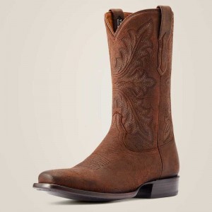 Ariat Bench Made Hardin Western Boot Hickory Elk | 539KODHJF