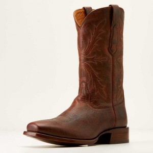 Ariat Bench Made Stilwell Cowboy Boot Brown | 469NCZIKM