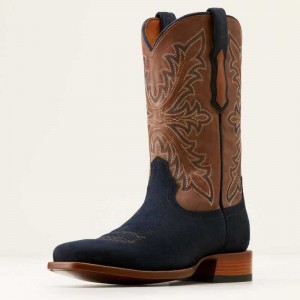 Ariat Bench Made Stilwell Western Boot Navy | 487CMTILP