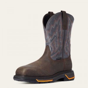 Ariat Big Rig Composite Toe Work Boot Coffee | 892QCOYWG