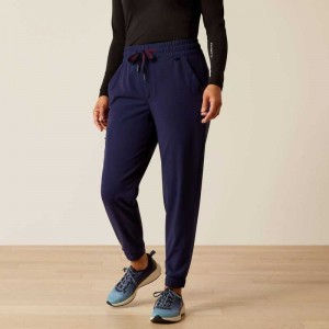 Ariat Blackwell Cargo Stretch Jogger Scrub Pant Navy | 294VRHAPL