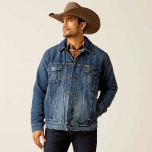 Ariat Blanket Lined Trucker Jacket Victor | 308UGETHN