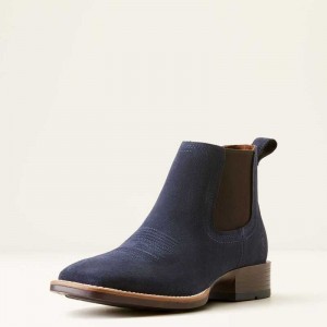 Ariat Booker Ultra Western Boot Navy | 415JEHRLM