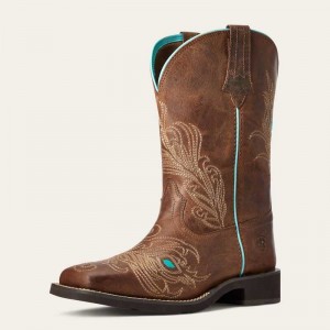 Ariat Bright Eyes II Western Boot Brown | 139SPLQJI