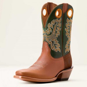 Ariat Bronc Stomper Cowboy Boot Benedictine|lucky Clover | 230NQGYJS