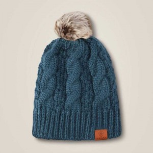 Ariat Cable Beanie Turquoise | 921EJCVPI