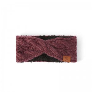 Ariat Cable Headband Burgundy | 478XMAQHD