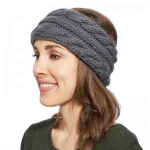 Ariat Cable Headband Headband Grey | 153DHTBLI