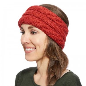 Ariat Cable Headband Headband Red | 398QTGBME