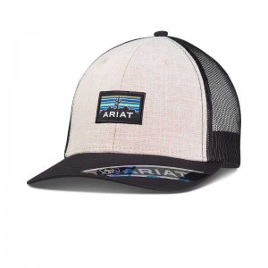 Ariat Cactus Patch Hat White | 162ZFIAYM