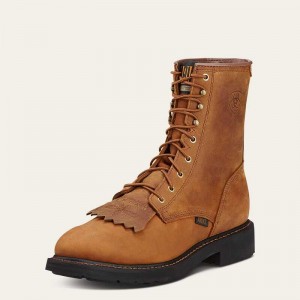 Ariat Cascade 8' Work Boot Aged Bark | 376JVOLWN