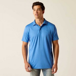 Ariat Charger 2.0 Fitted Polo Seascape | 356HJEBZQ