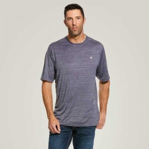 Ariat Charger Basic T-Shirt Graystone | 643BSWXHI