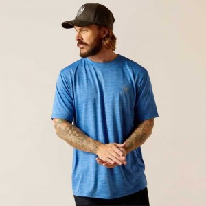 Ariat Charger Basic T-Shirt Seascape | 206MCPEBQ