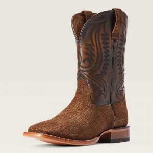 Ariat Circuit Paxton Cowboy Boot Brown | 253ZGLWIB