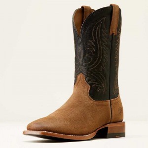 Ariat Circuit Paxton Cowboy Boot Brown / Black | 905FJDZBC