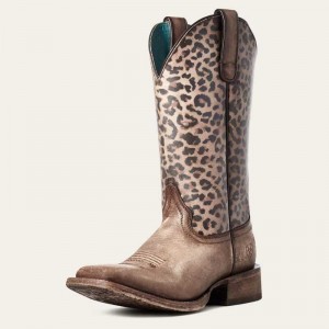 Ariat Circuit Savanna Western Boot Brown | 671FNQSHR