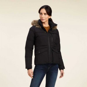 Ariat Clairborne Down Jacket Black | 054YDOWUV