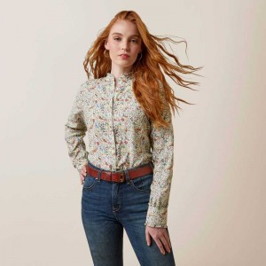 Ariat Clarion Blouse Bird Print | 485IBKJTX