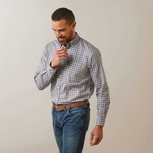 Ariat Clement Shirt Grey | 634TSBLNJ