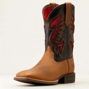 Ariat Cowpuncher VentTEK Cowboy Boot Black | 941RETBXO