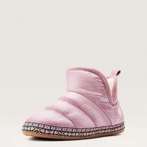 Ariat Crius Bootie Slipper Pink | 285NIJCFU