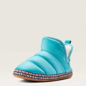 Ariat Crius Bootie Slipper Turquoise | 632VDRYOH