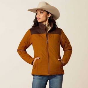 Ariat Crius Insulated Jacket Brown / Chocolate Purple | 546USAMKI