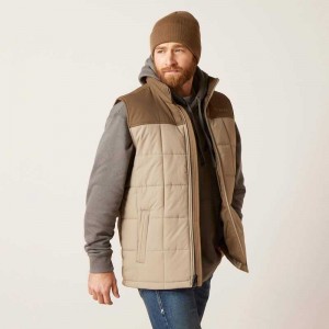 Ariat Crius Insulated Vest Brown | 591JMGBCU