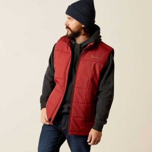 Ariat Crius Insulated Vest Rosewood | 835ZEDAHN