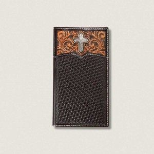 Ariat Cross Rodeo Wallet Brown | 297SODCZM