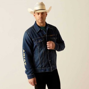 Ariat Denim Team Trucker Jacket Richford | 403PEHRWS