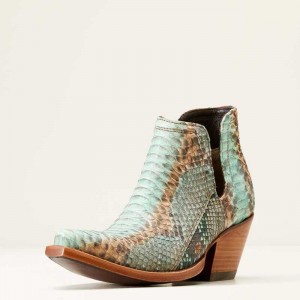 Ariat Dixon Python Western Boot Turquoise | 592FLRMGQ