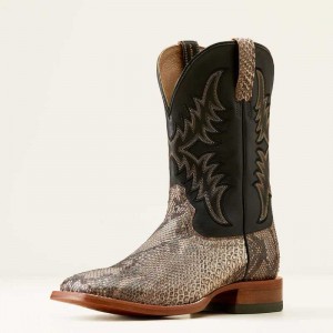 Ariat Dry Gulch Cowboy Boot Brown / Black | 765JQLGCZ