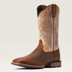 Ariat Everlite Blazin Western Boot Brown | 624SGLRYI