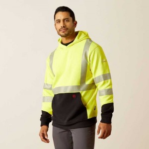 Ariat FR Hi-Vis Hoodie Yellow | 671BHDSCE