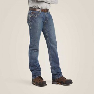 Ariat FR M4 Relaxed Boundary Boot Cut Jean Clay | 396NPUVRM