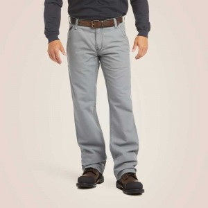 Ariat FR M4 Relaxed Workhorse Boot Cut Pant Grey | 507IJCBXY