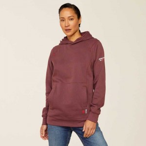 Ariat FR Rev Pullover Hoodie Purple | 438RAPYCG