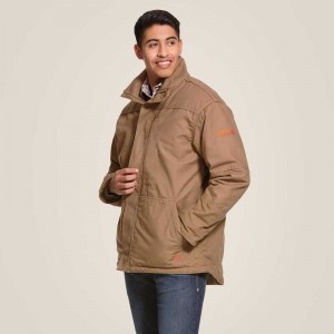 Ariat FR Workhorse Insulated Jacket Khaki | 590AUQJXK