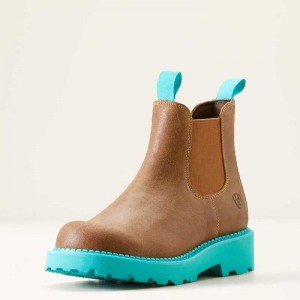 Ariat Fatbaby Chelsea Western Boot Turquoise | 659SZUXLK