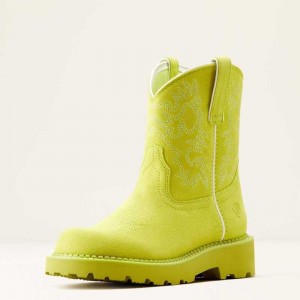 Ariat Fatbaby Western Boot Light Green | 267ZQDNAL